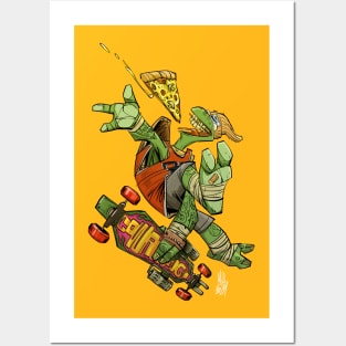 TMNT Michelangeo Posters and Art